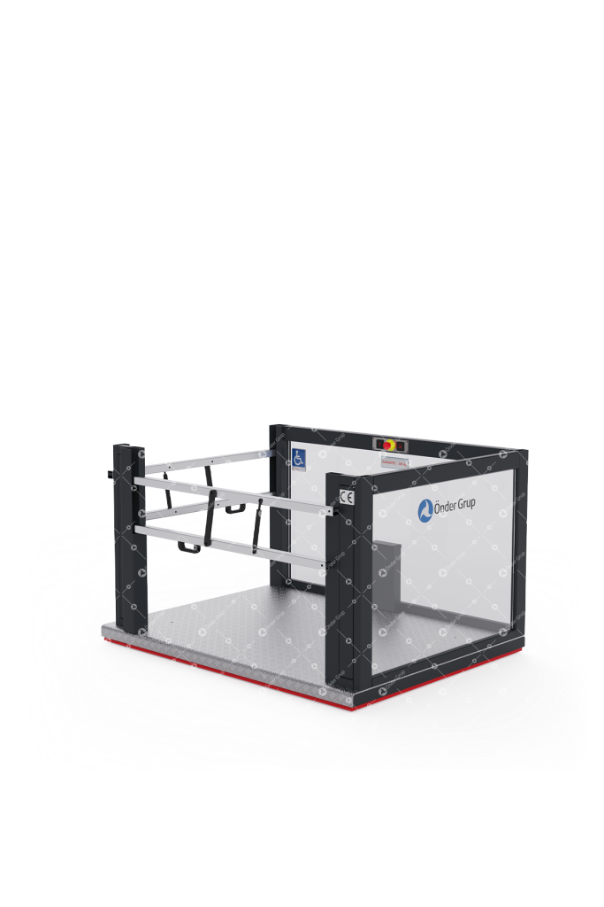 Alcak Makaslı Engelli Platformu 300 Kapasite 1450 X 1140 Platform 760 Mm Stroke
