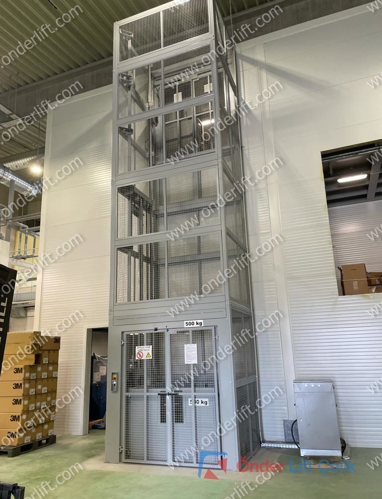 Single Column Goods Lift