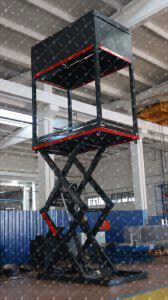 Double Scissor Lift Table with Roof Table