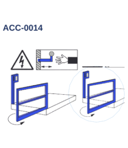 ACC-0014 Dışa Açılır Elektrikli Ve Mekanik Kilitli Kapı