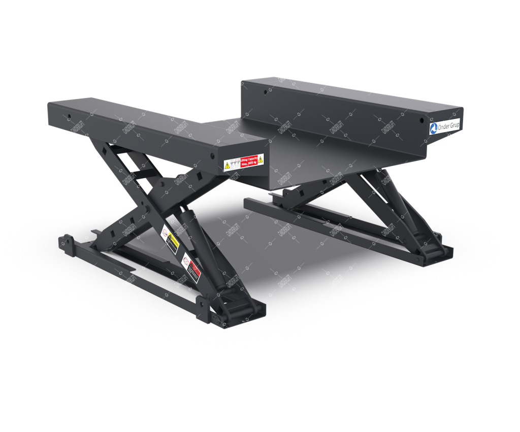 TUB.3/05-08 Super Low Profile Scissor Lift Table 500 kg