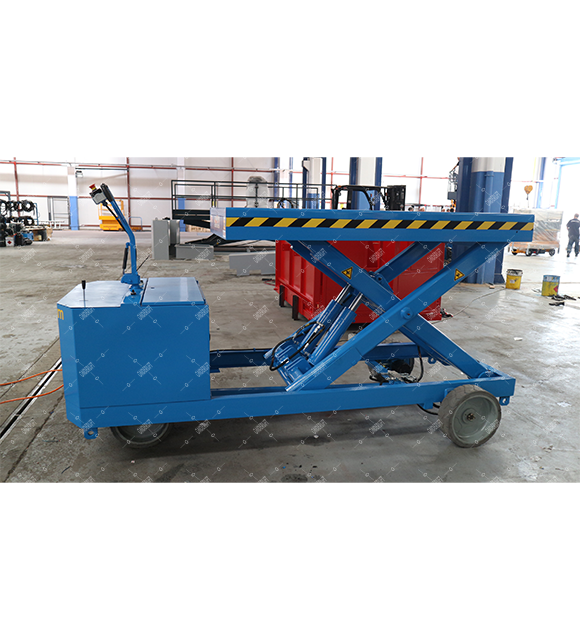 Electric Powered Mobile Scissor Lift Table