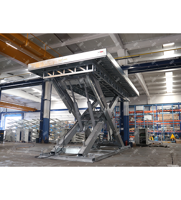 Galvanized Heavy-Duty Lift Table 18500 kg