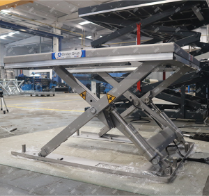 Paslanmaz Alcak U Tip Makaslı Yük Platformu – 1500 kg
