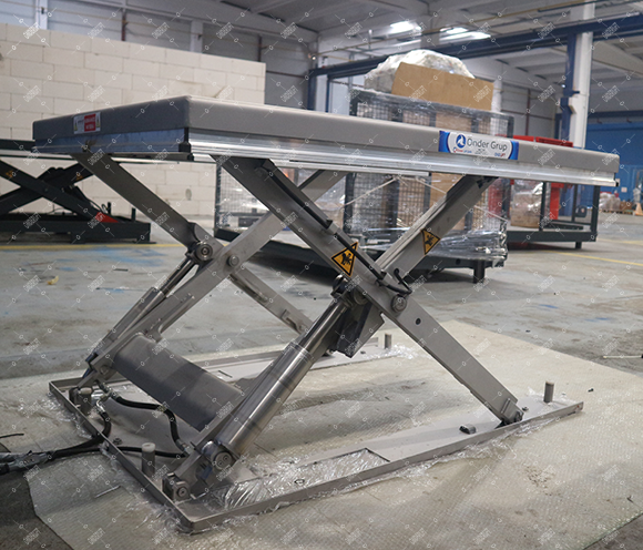Stainless Steel U Type Low Profile Lift Table – 1500 kg