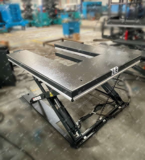 U Type Low Profile Lift Table – Customised Dimension – 1500 kg