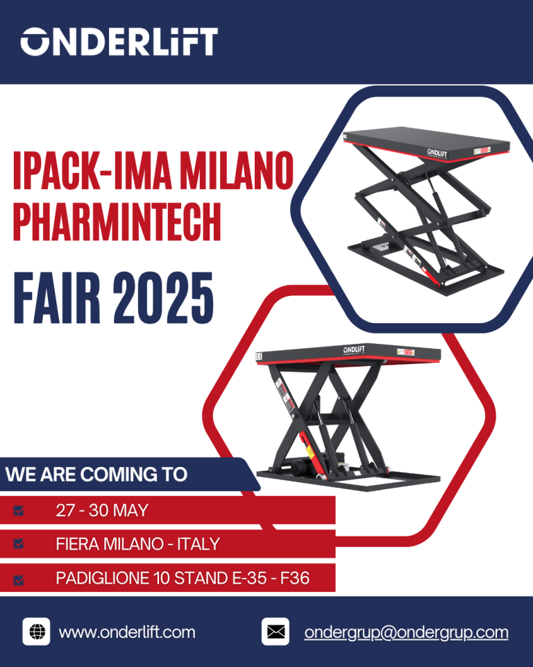 Önderlift, Pharmintech & IPACK-IMA 2025 Fuarında!