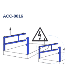 ACC-0016 Çift Kollu Korkulu Kapısı (Kilitleme Mekanizmalı)