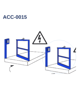 ACC-0015 İçe Doğru Açılan Korkuluk Kapısı (Kilitleme Mekanizmalı)