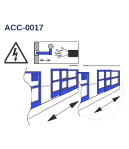 ACC-0017 Korkulukta Sürgülü Kapı (Kilitleme Mekanizmalı)